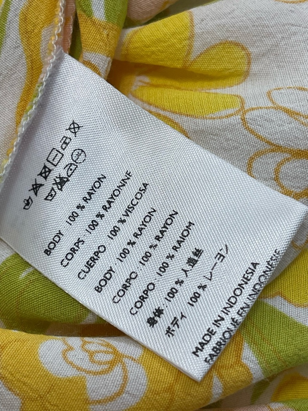 Faithfull the Brand Yellow Floral Jolene Midi Dress - Picture 6 of 8